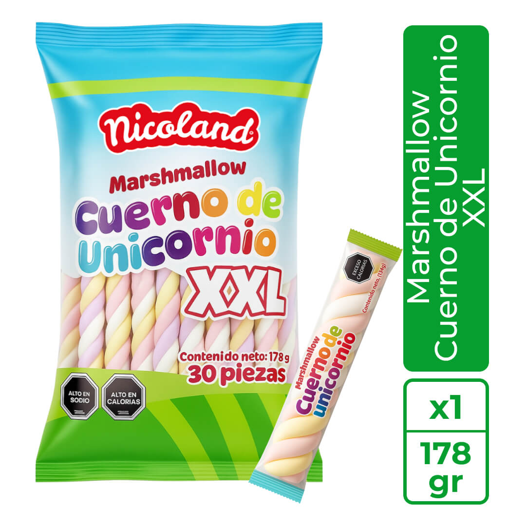 MARSHMALLOW CUERNO DE UNICORNIO XXL 30 INU