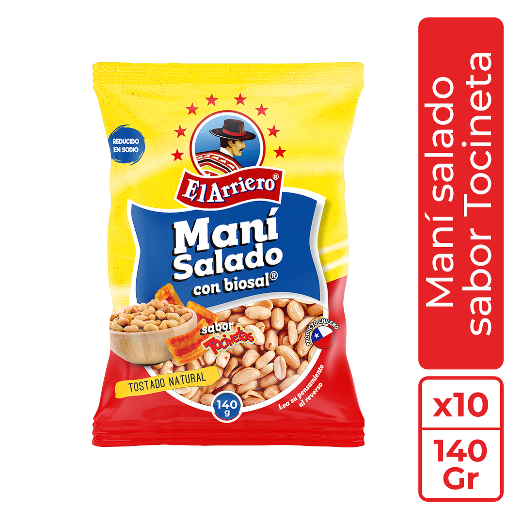 ManÍ salado sabor Tocineta 1