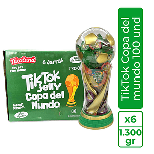 Caja Tik Tok Copa mundial 100 Unidades