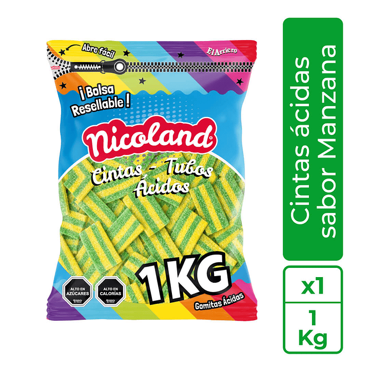 Cintas ácidas sabor Manzana 1