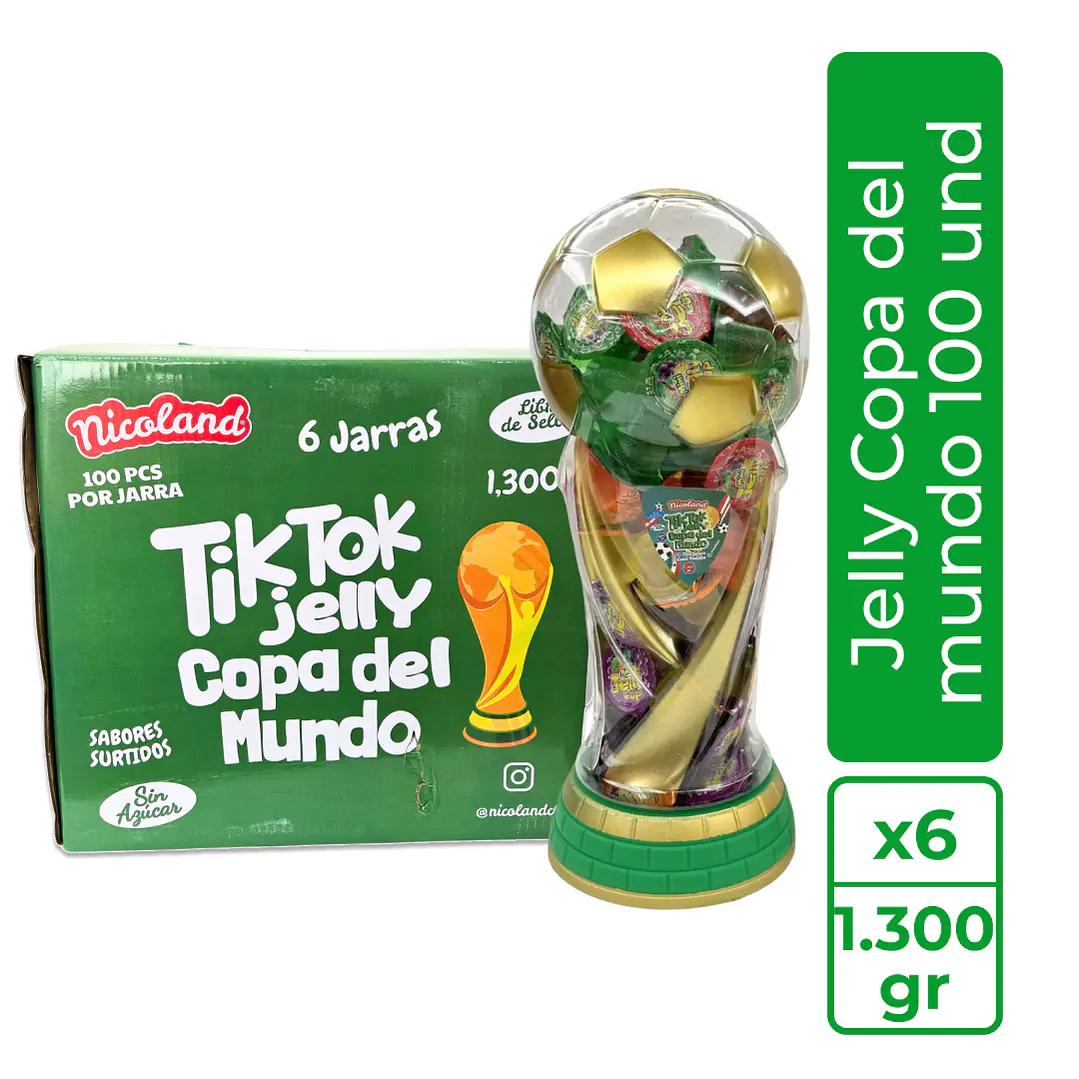 Caja Nicoland Copa mundial 100 Unidades 1