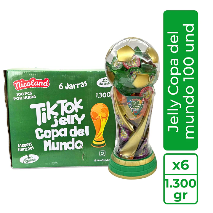 Caja Nicoland Copa mundial 100 Unidades 1