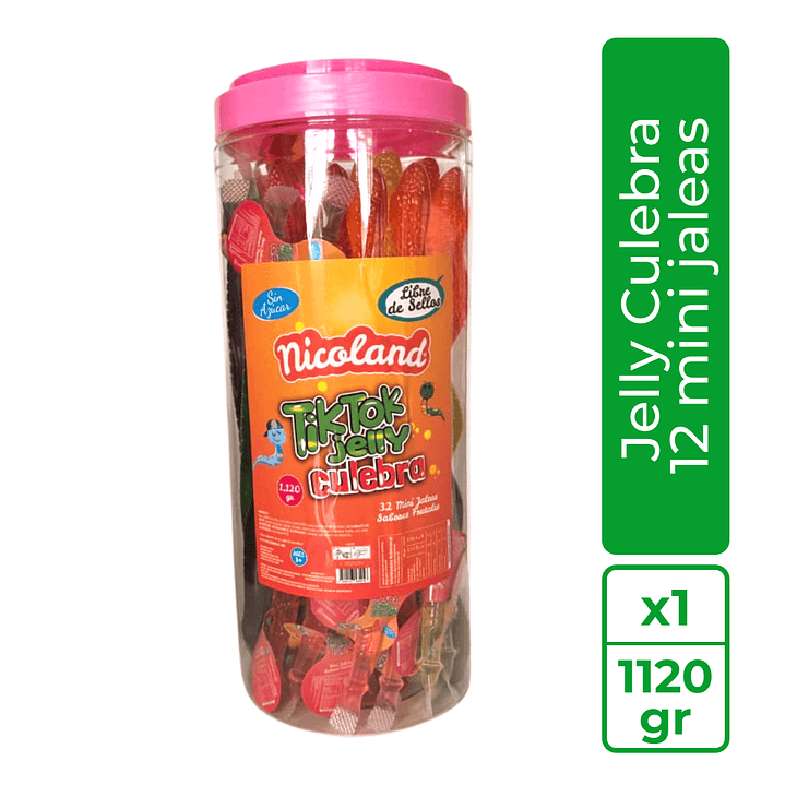Nicoland  Jelly Culebra en tarro 1