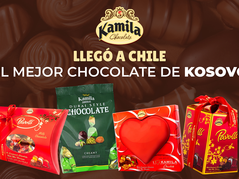 CHOCOLATES KAMILA LLEGA A CHILE