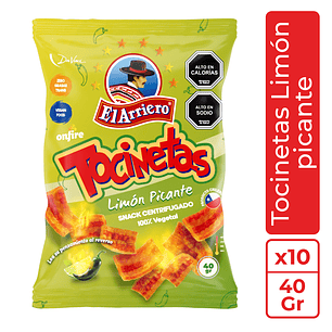 Tocineta Limón Picante 40 gr