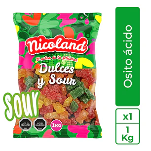 Gomita Osito Ácido 1 kg