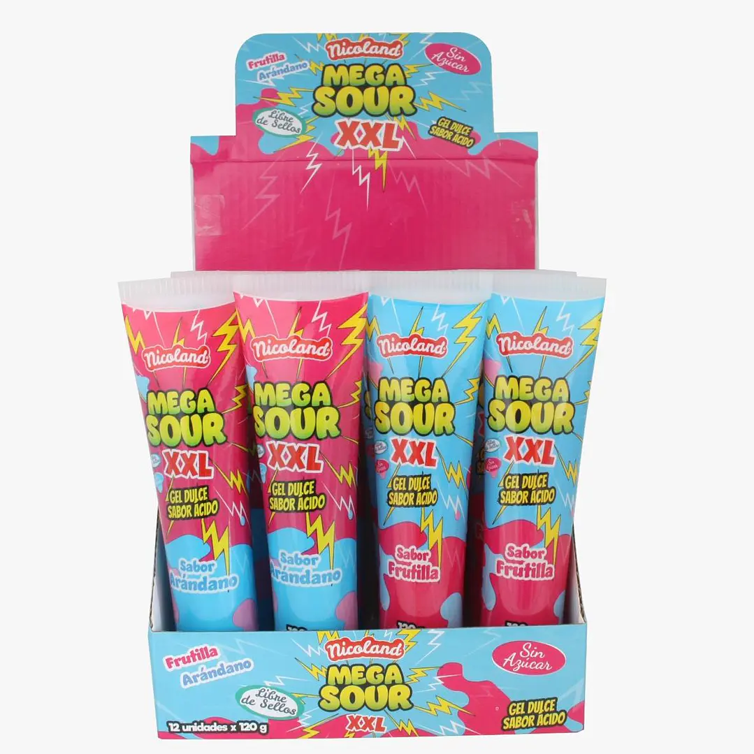 Caja de 8 Display de Mega Sour XXL 4
