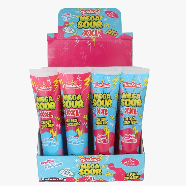 Caja de 8 Display de Mega Sour XXL 4