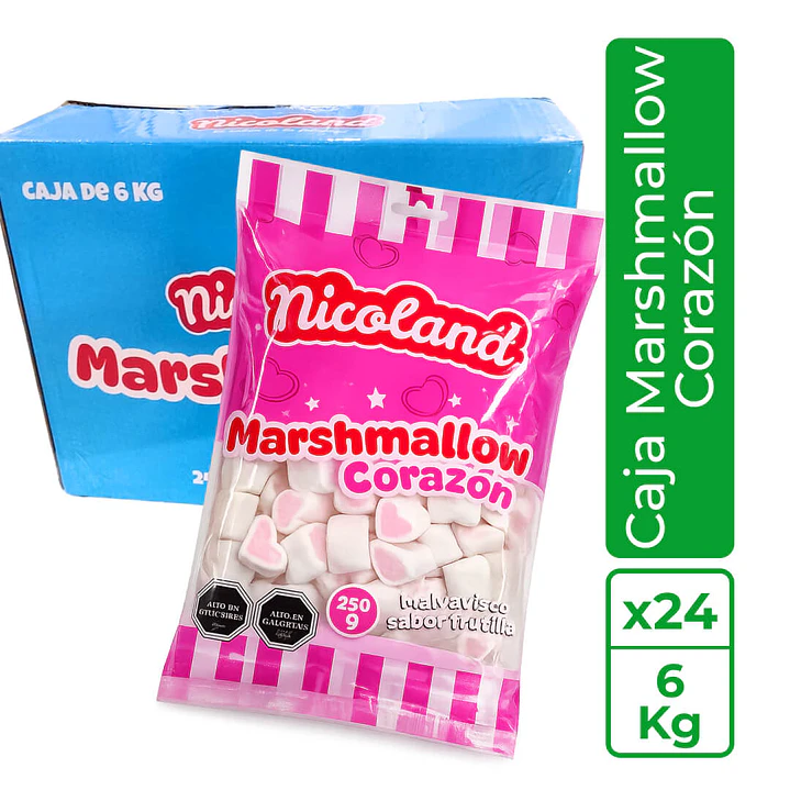 Caja Marshmallow Corazón 1