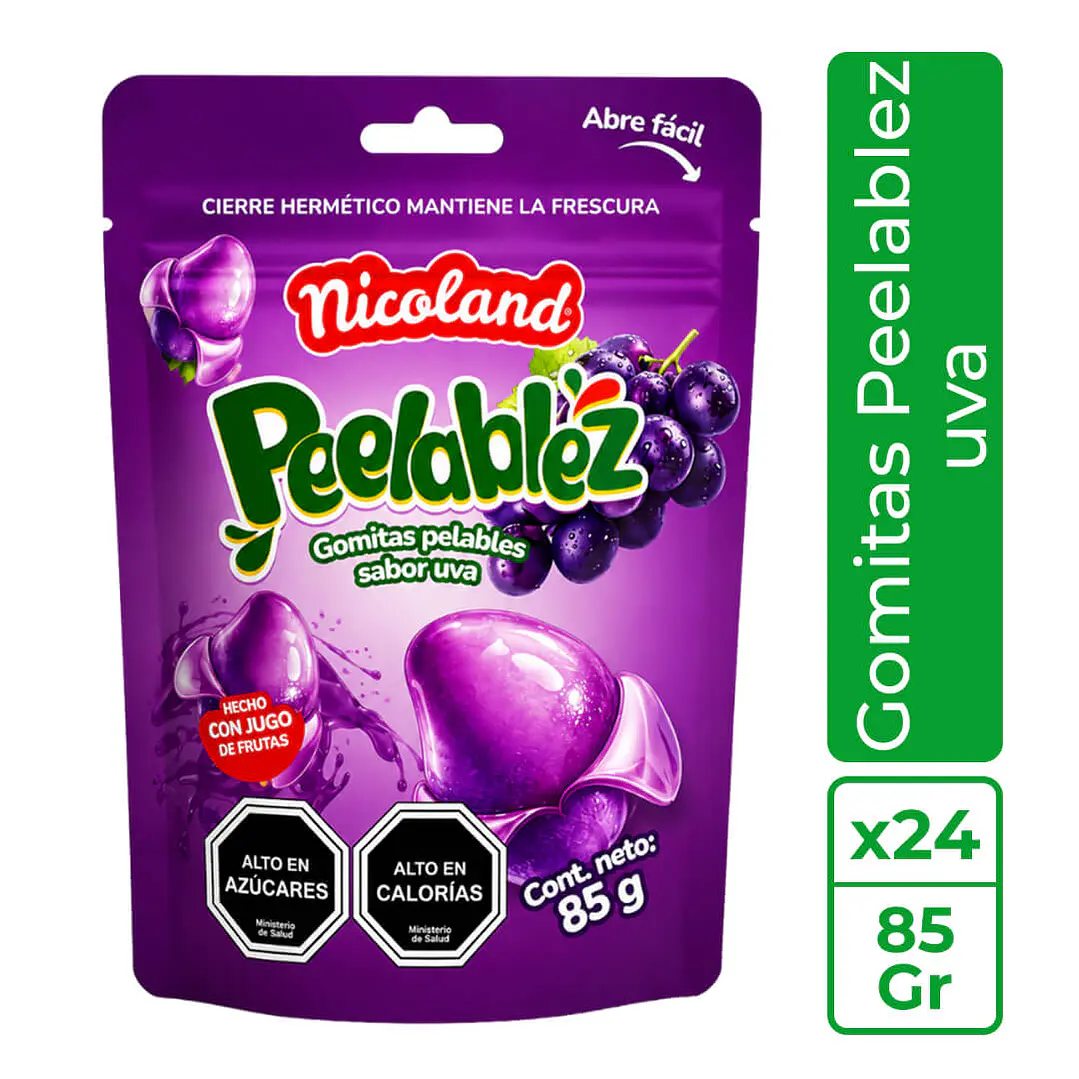 Gomitas Peelablez Sabor Uva 1