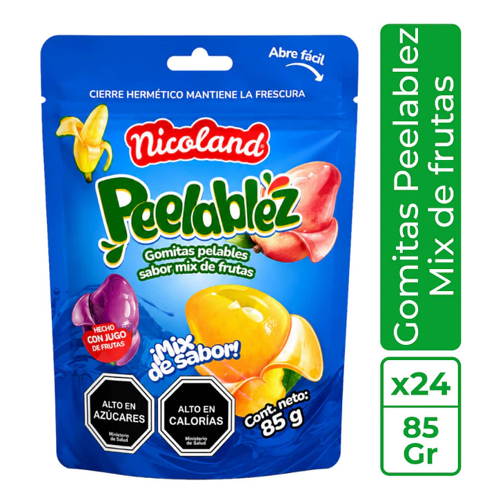 Gomitas Peelablez Mix de Frutas 1