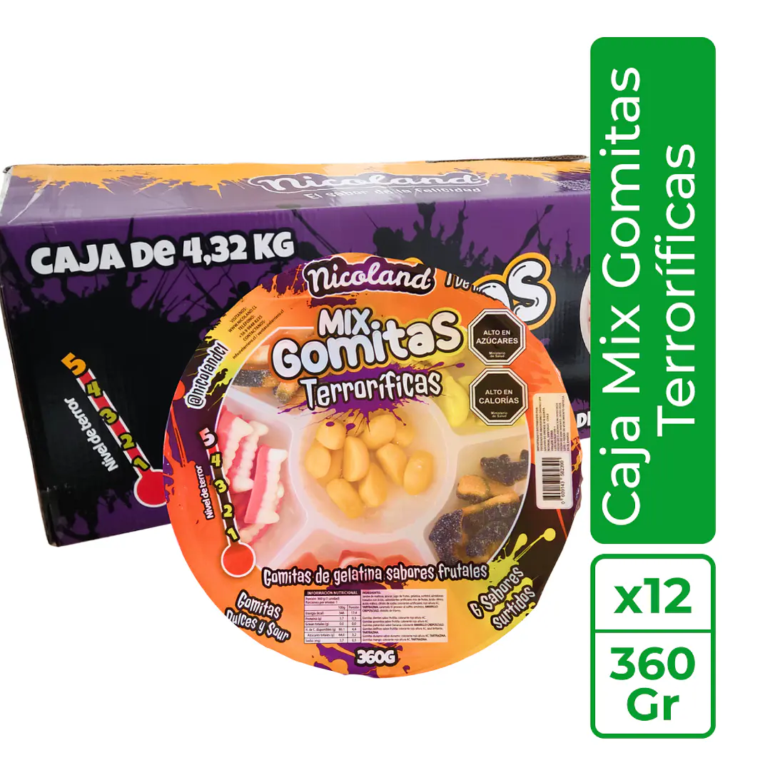 Caja Mix de Gomitas Terroríficas 1