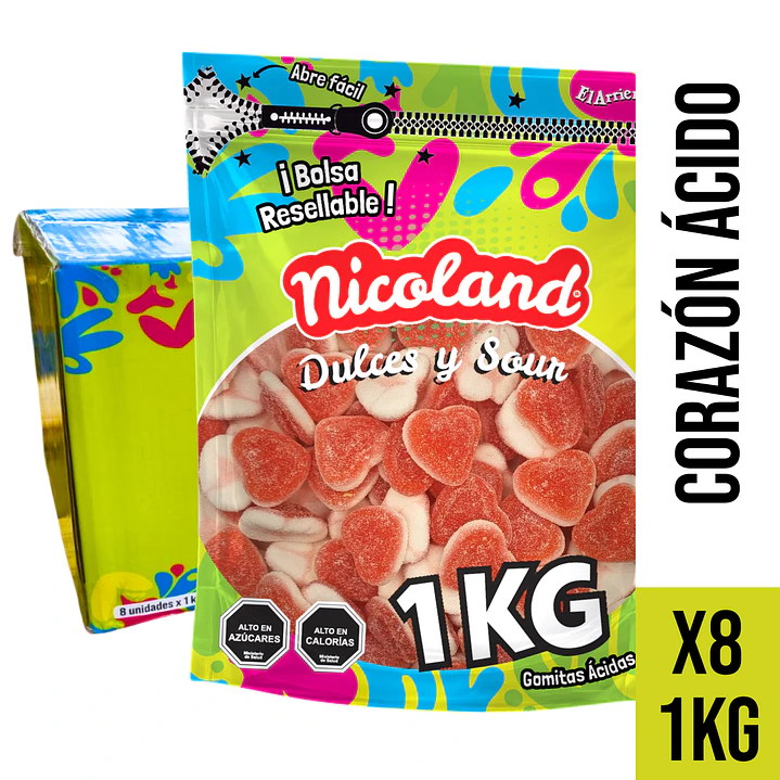 Caja Corazón ácido 1