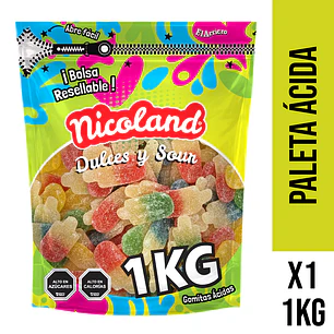 Gomita Paleta Ácida 1 kg
