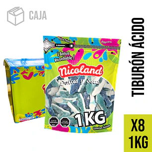 Caja gomita Tiburón Ácido