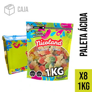 Caja gomita Paleta Ácida