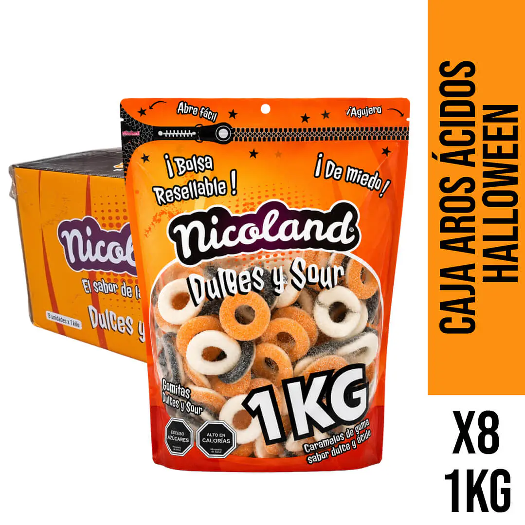Caja Aros Ácidos Halloween 1