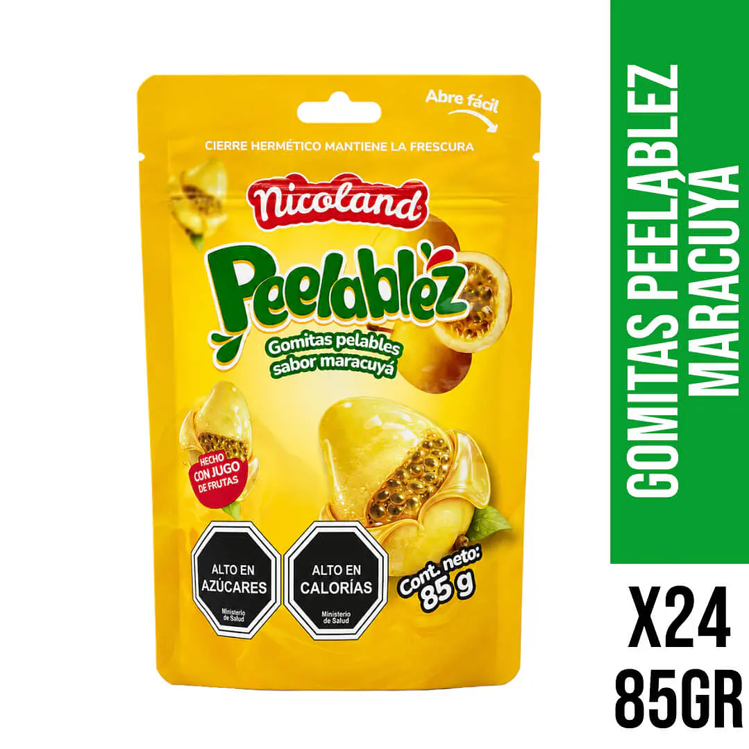 Gomitas Peelablez sabor Maracuyá 1