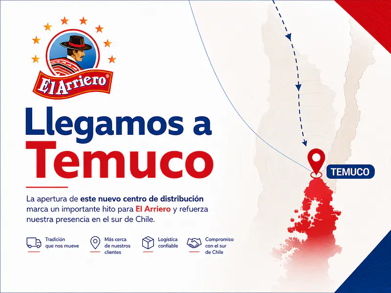 El Arriero llega a Temuco: un nuevo paso en nuestro crecimiento a lo largo de Chile