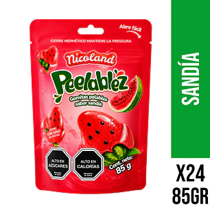 Gomitas Peelablez sabor Sandía
