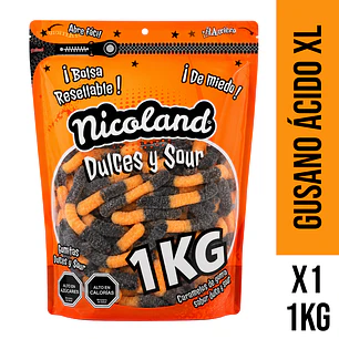 Gusano Ácido XL Halloween 1KG