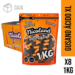 Caja Gusano Ácido Halloween