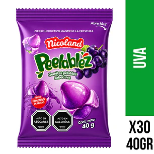 Peelablez Uva 40g Display