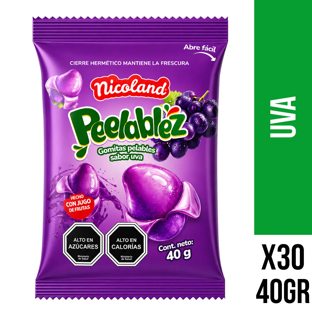 Peelablez Uva 40g Display 1