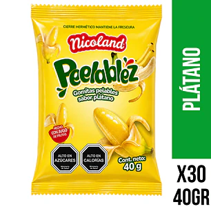 Peelablez Plátano 40 g Display