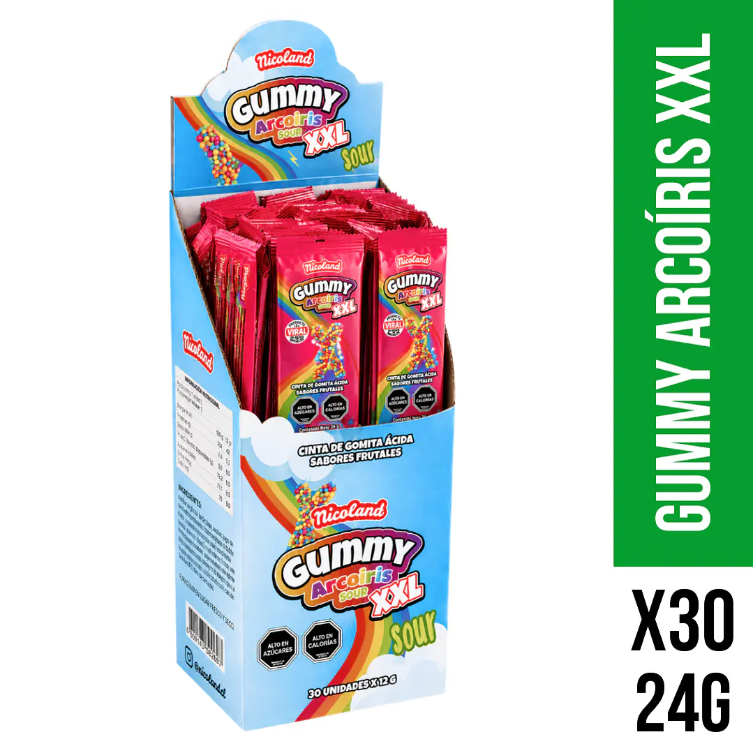 Gummy Arcoiris Sour XXL 1