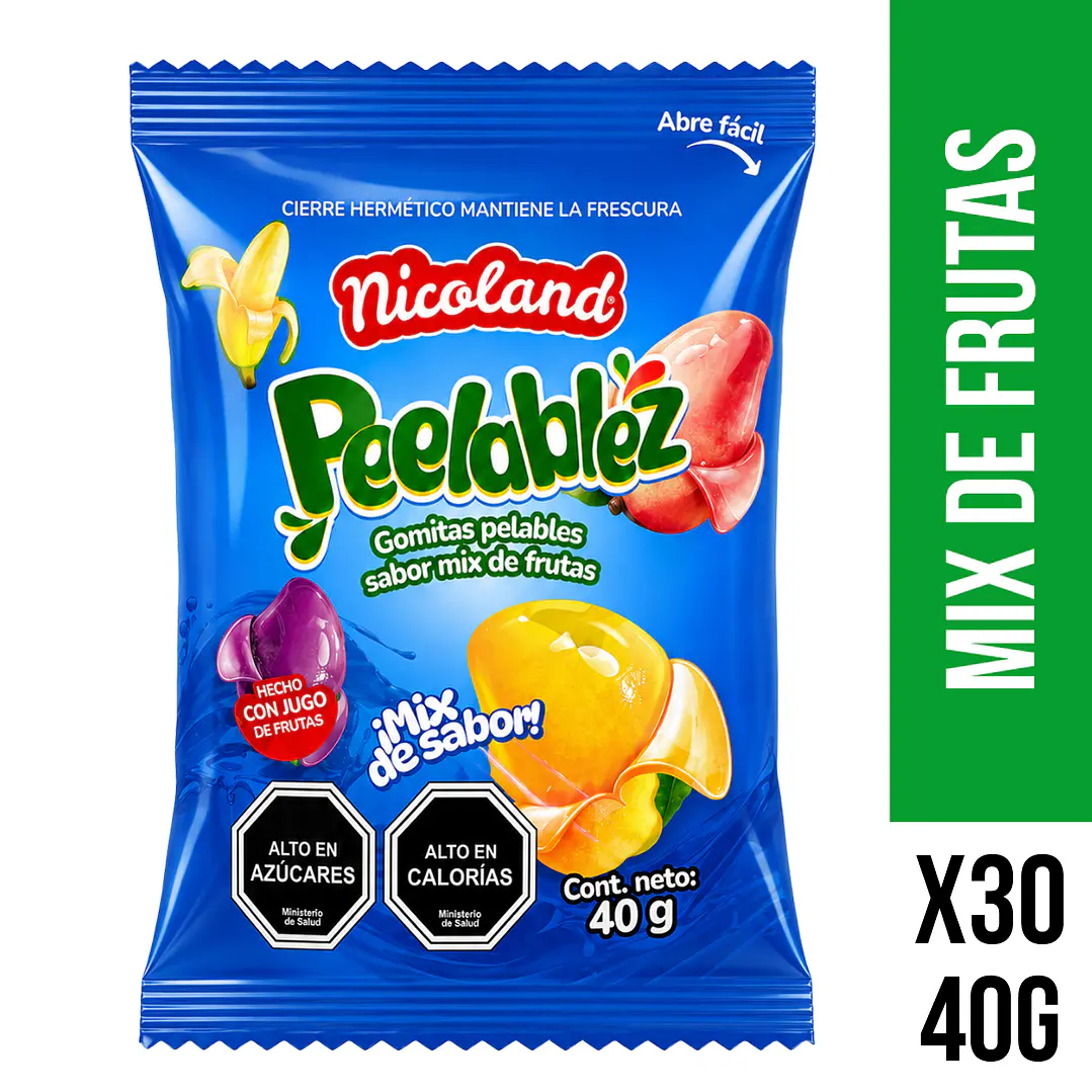 Peelablez Mix de Frutas 40 g  1