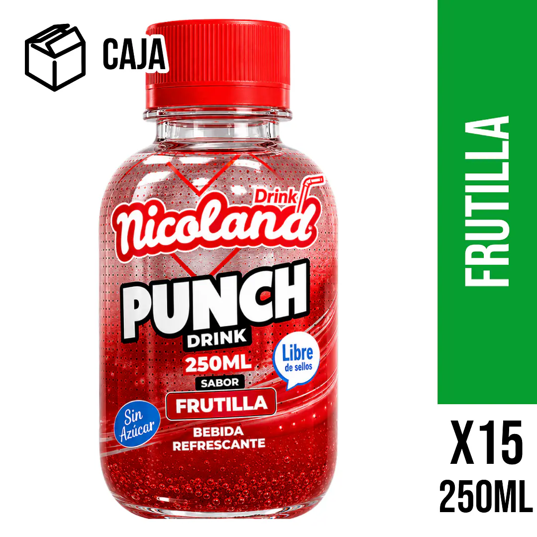 Punch Drink Frutilla 250 ml 1