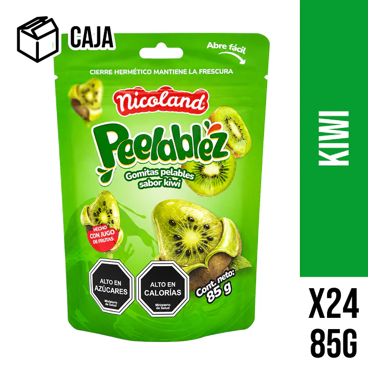 Gomitas Peelablez sabor Kiwi 85 g 1