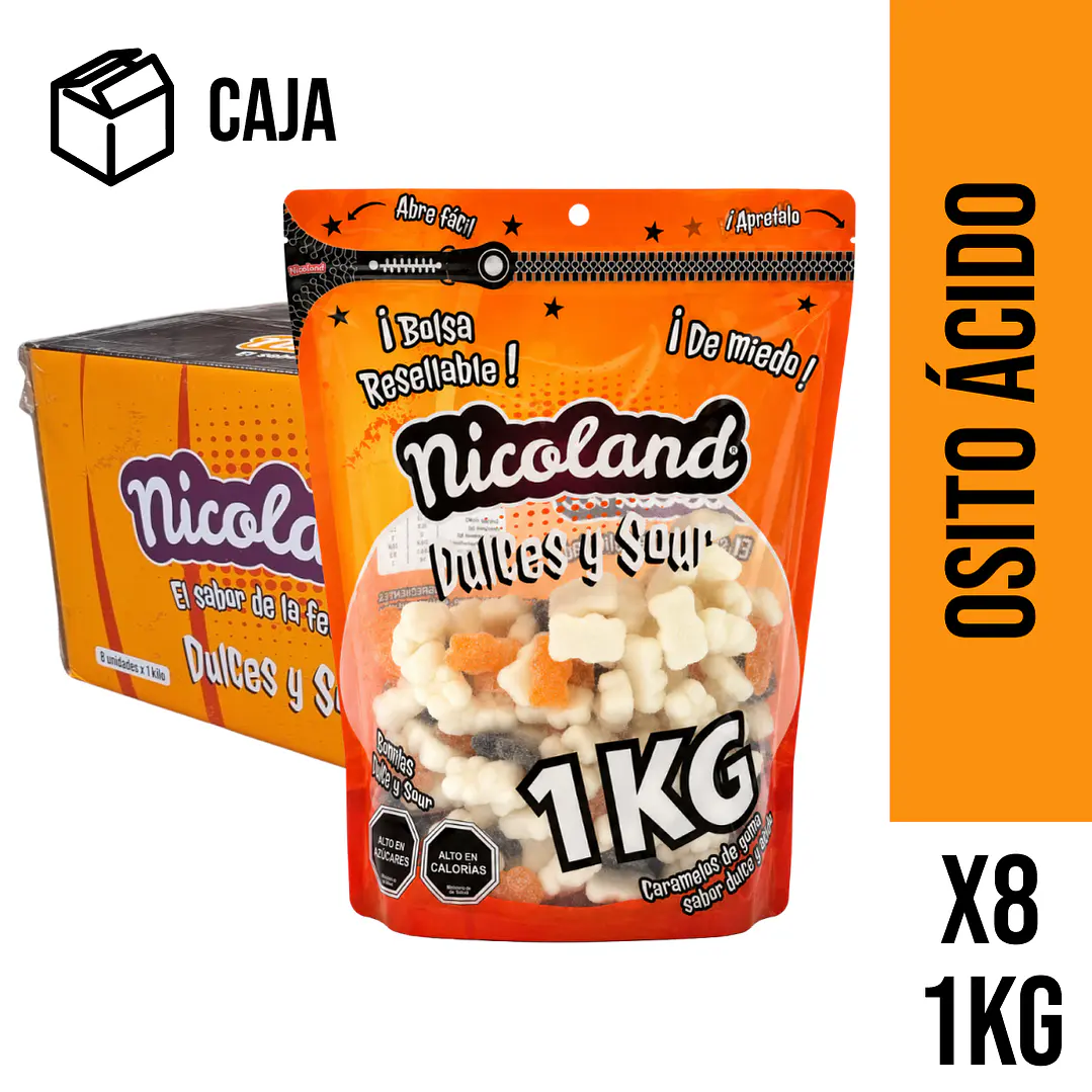 Caja Osito Ácido Halloween 1