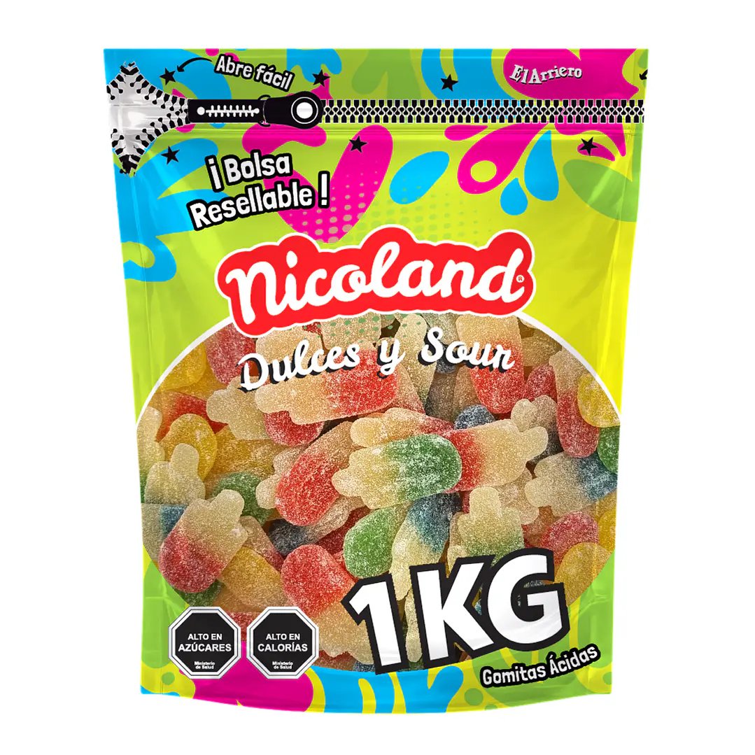 Caja Gomita Nicoland 1 Kg  3