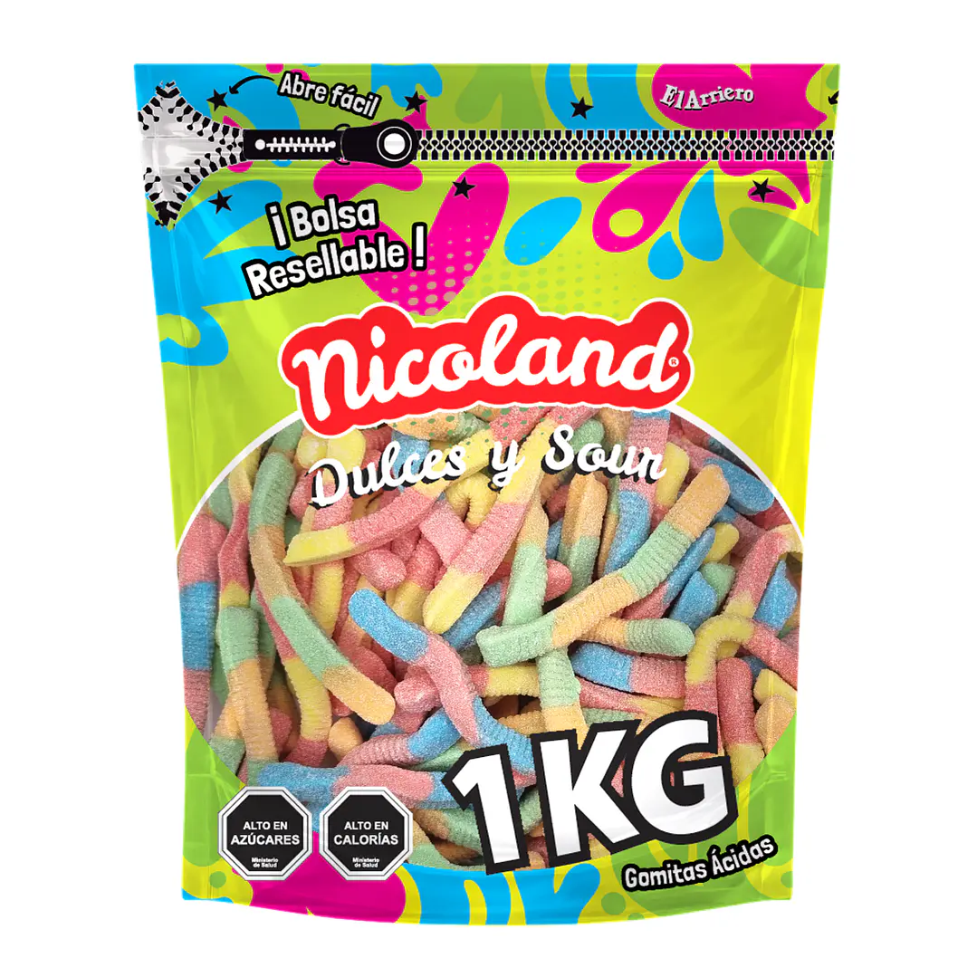 Caja Gomita Nicoland 1 Kg  5