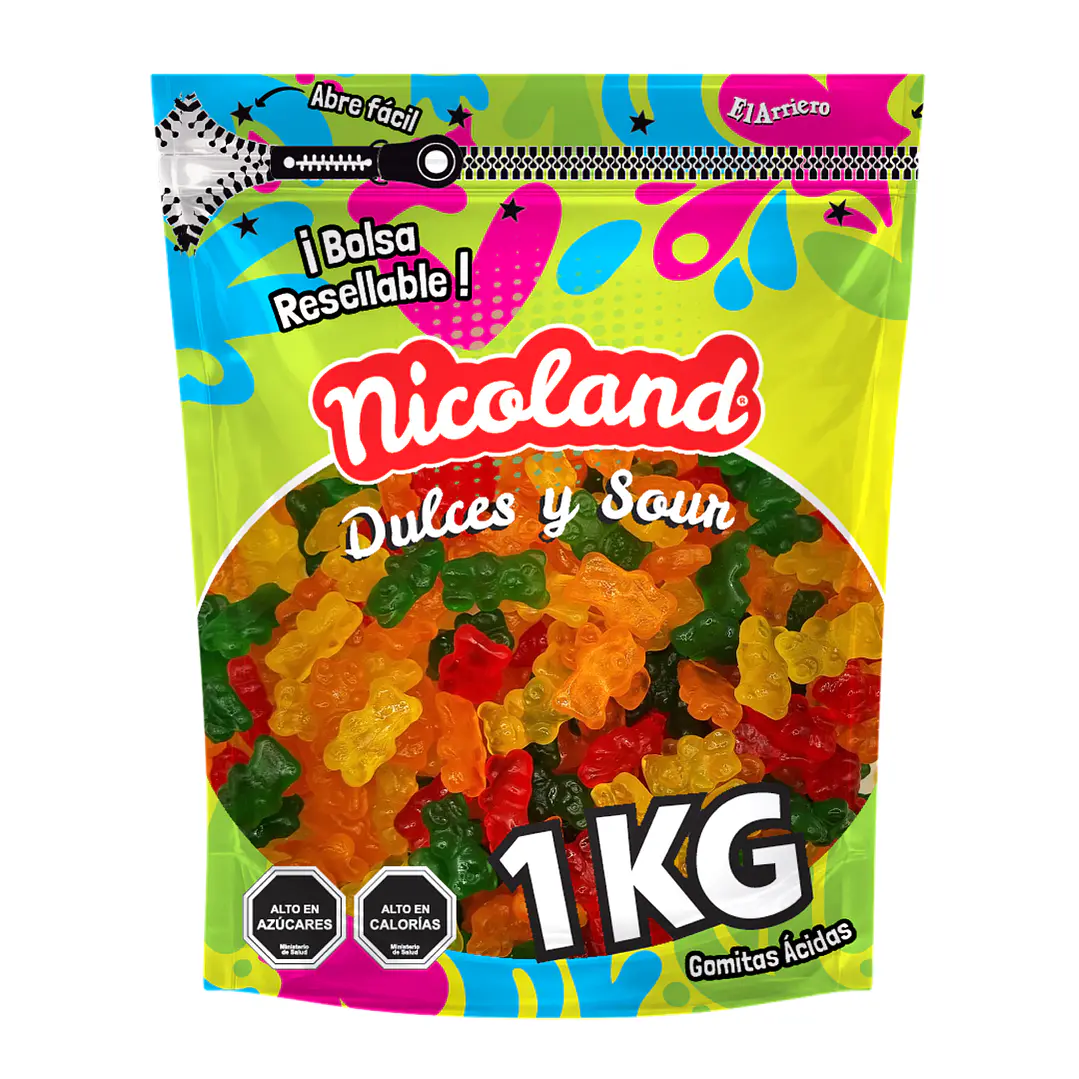 Caja Gomita Nicoland 1 Kg  4
