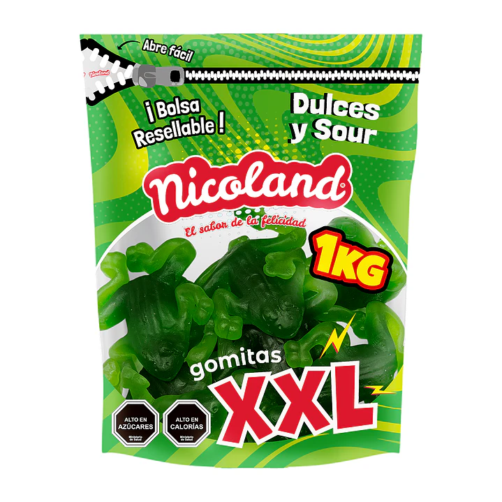 Caja Gomita XXL Nicoland 1 Kg 2
