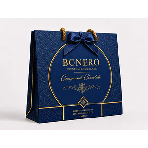 Bonero Bolsa Premiun de Regalo Azul
