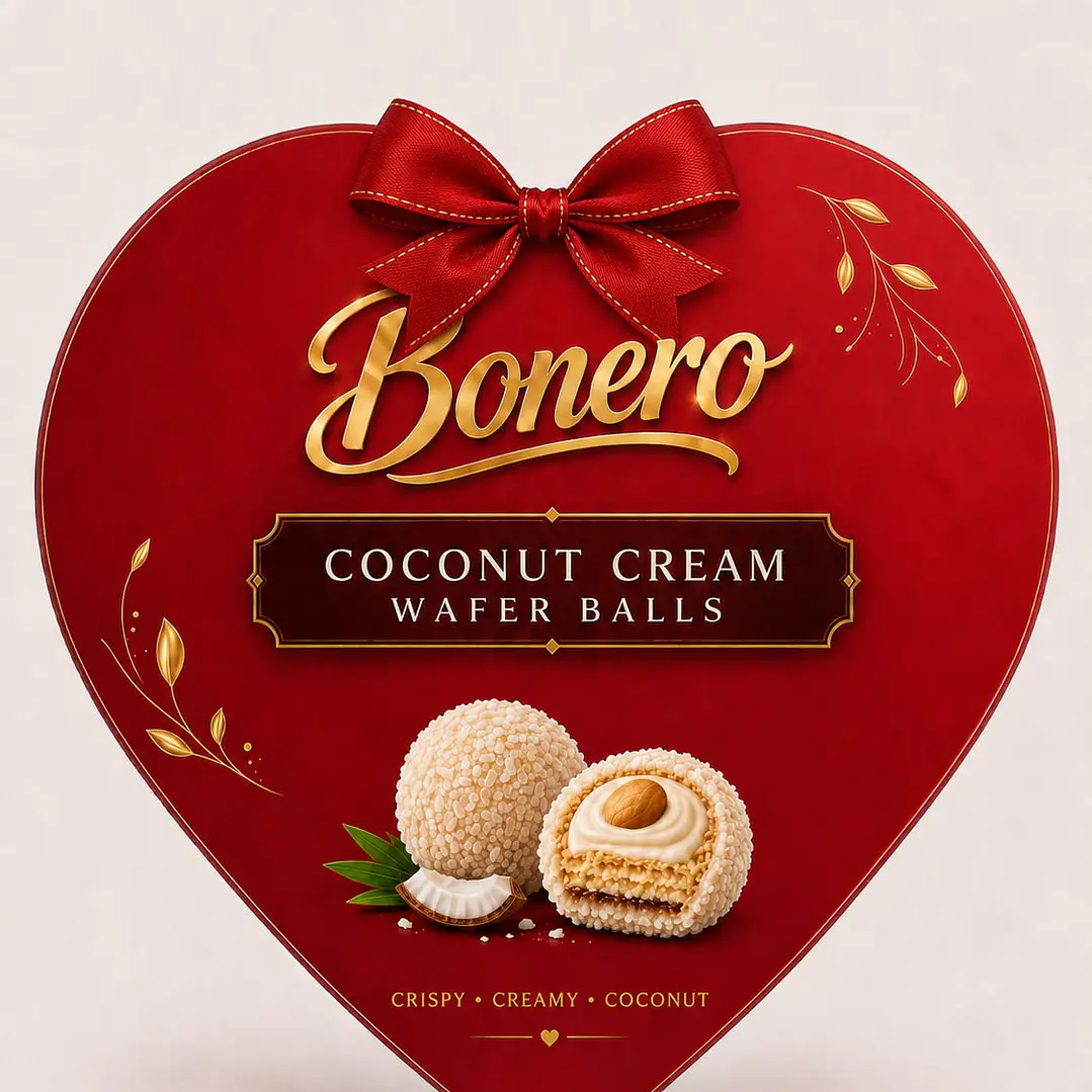 Bonero Galleta con crema de coco Corazon 140gr 1