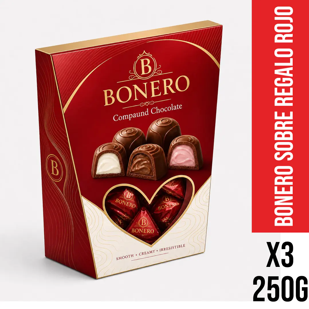 Bonero Sobre Regalo Rojo 1