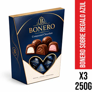 Bonero Sobre Regalo Azul