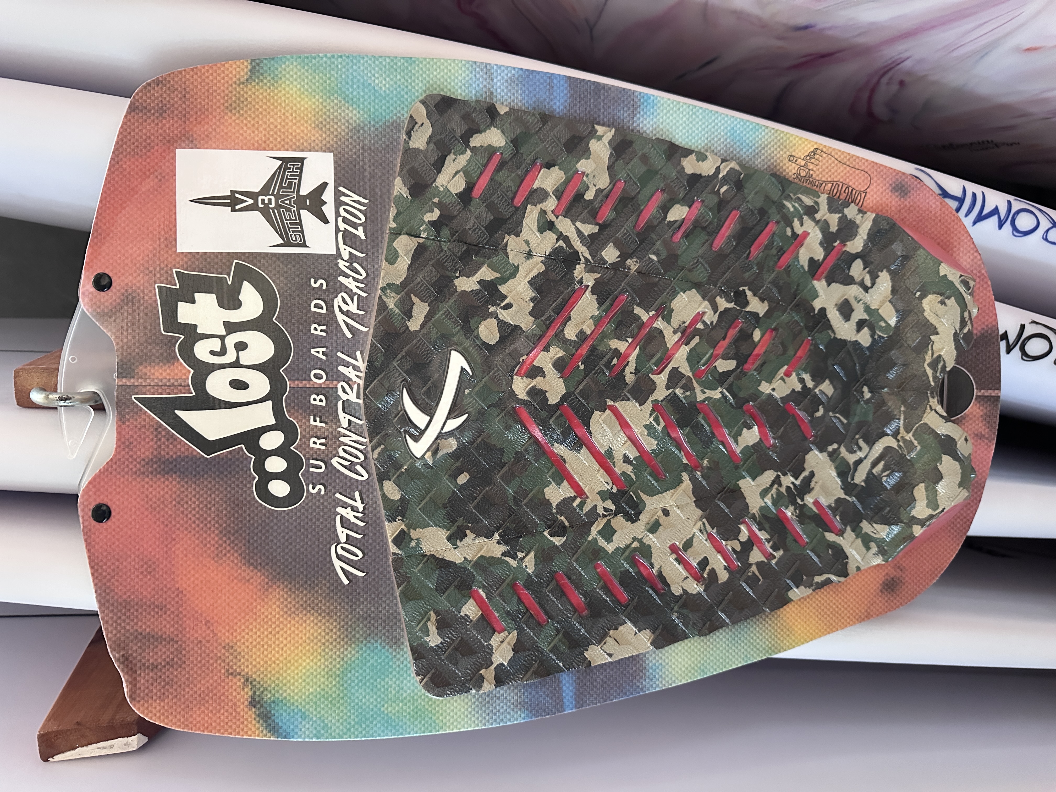 Lost traction pad