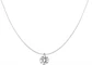 Colgante Collar Punto Luz Plata Gargantilla Transparente - Miniatura 1