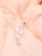 Pendientes Puntos de Luz En Plata ley 925 Zirconia 3mm - Miniatura 5