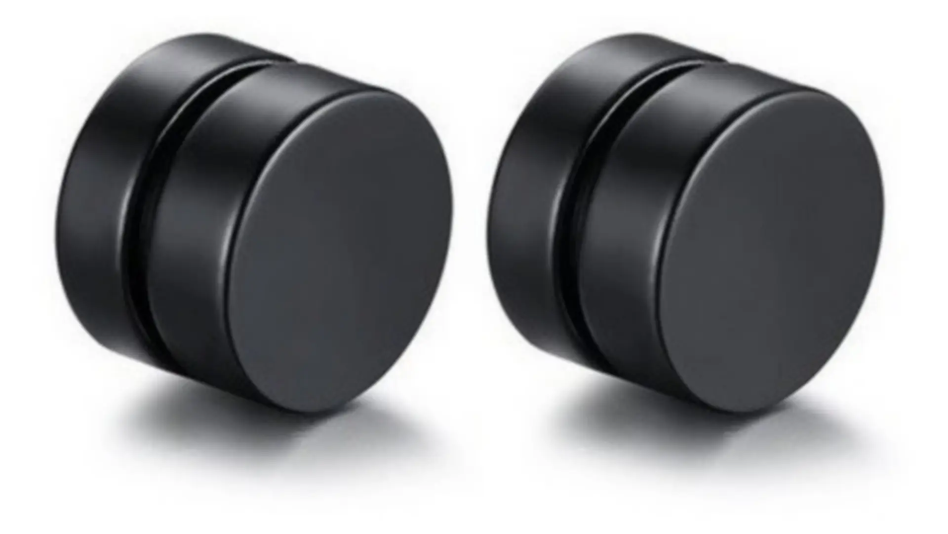 Aros Iman Redondo Punk Sin perforacion 8mm 1