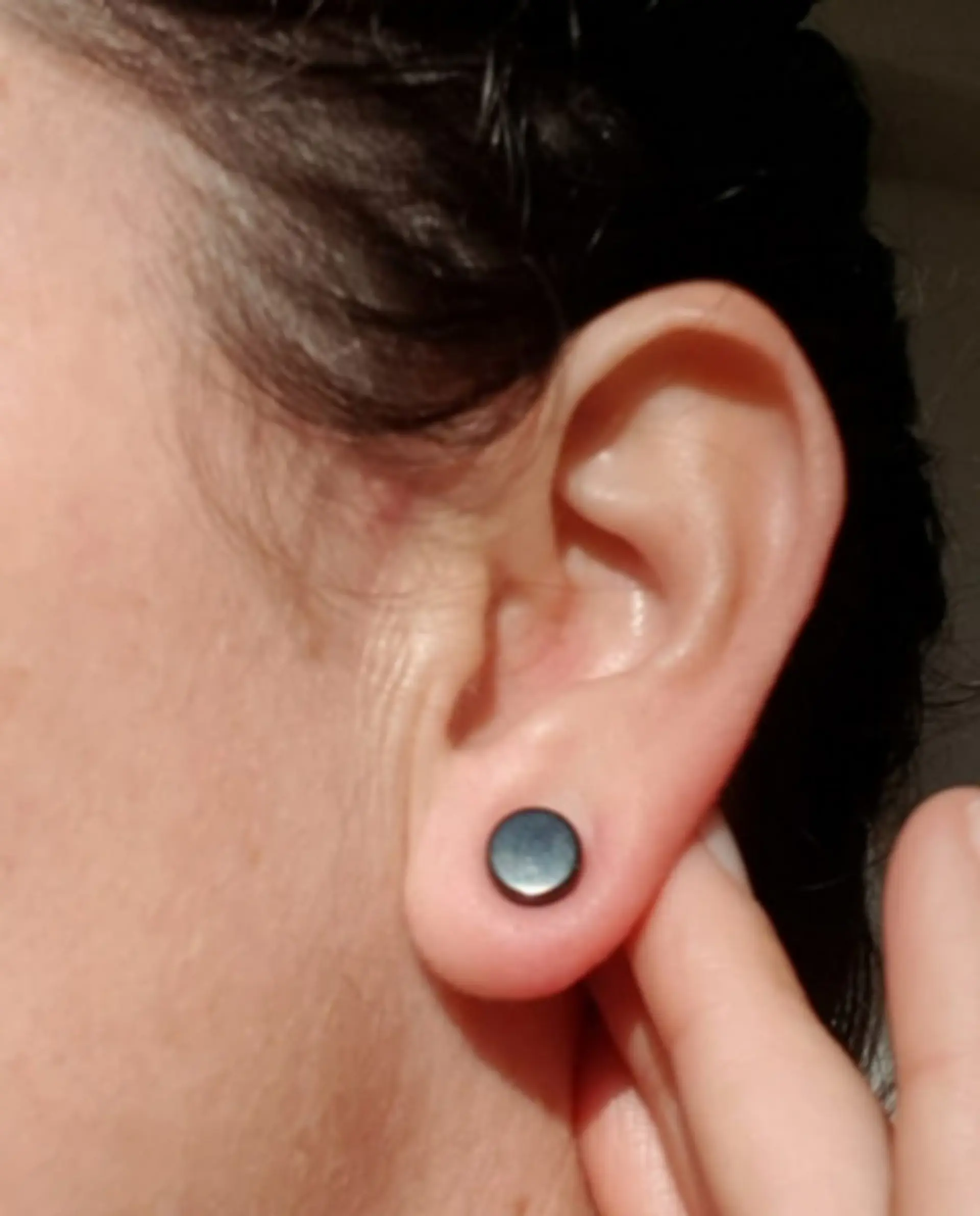 Aros Iman Redondo Punk Sin perforacion 8mm 7