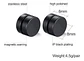 Aros Iman Redondo Punk Sin perforacion 8mm - Miniatura 3