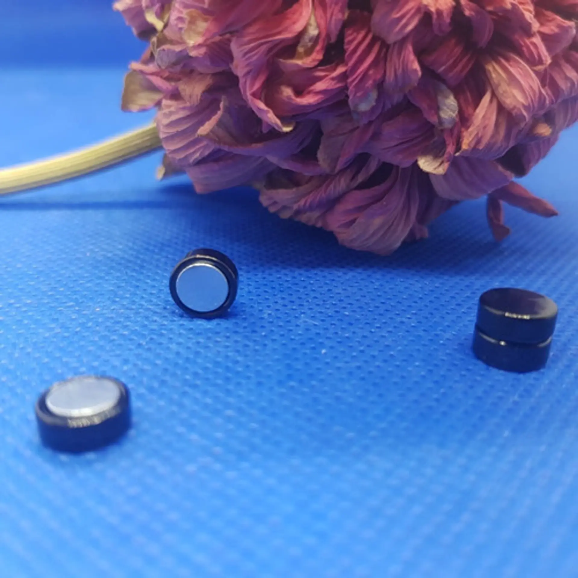 Aros Iman Redondo Punk Sin perforacion 8mm 9