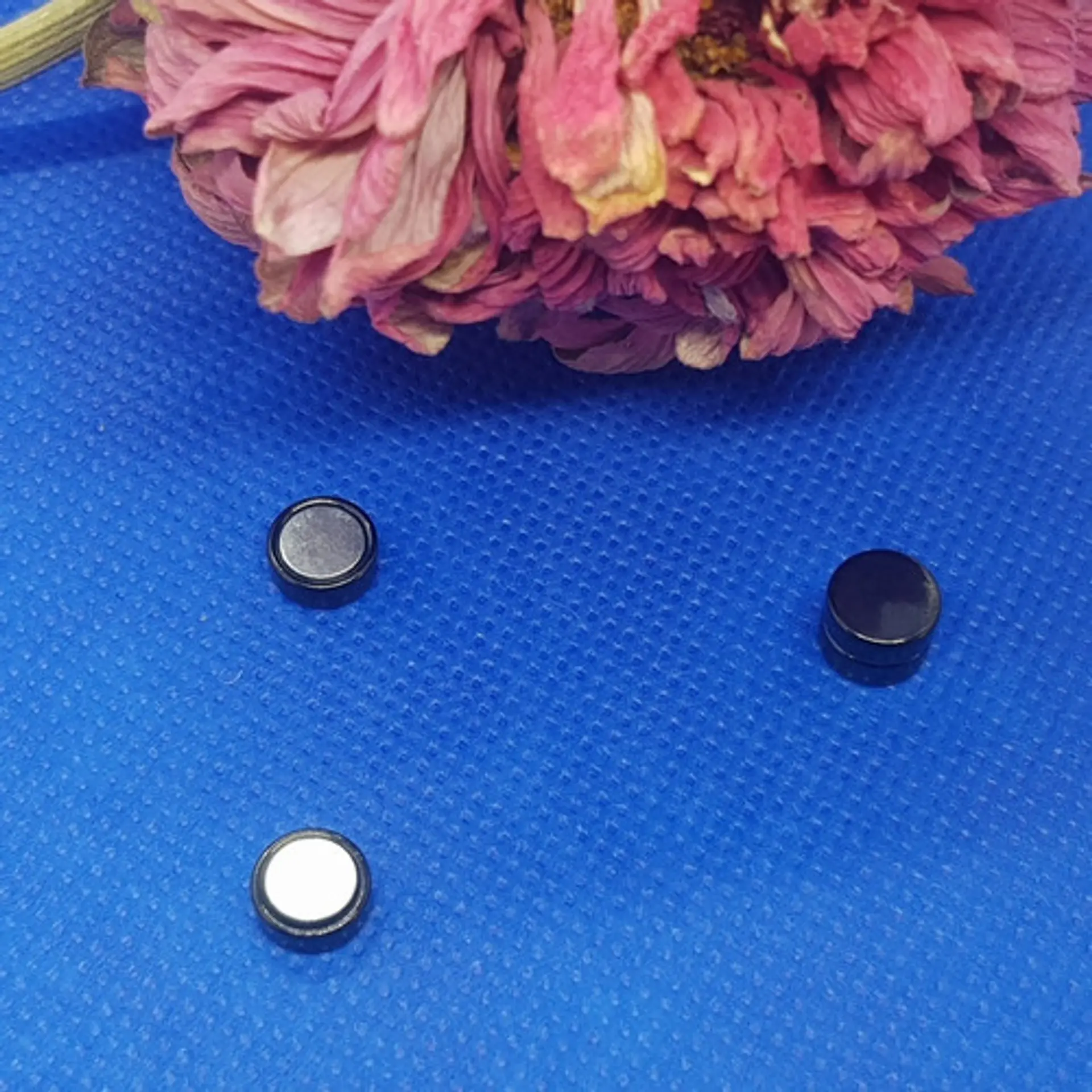 Aros Iman Redondo Punk Sin perforacion 8mm 10